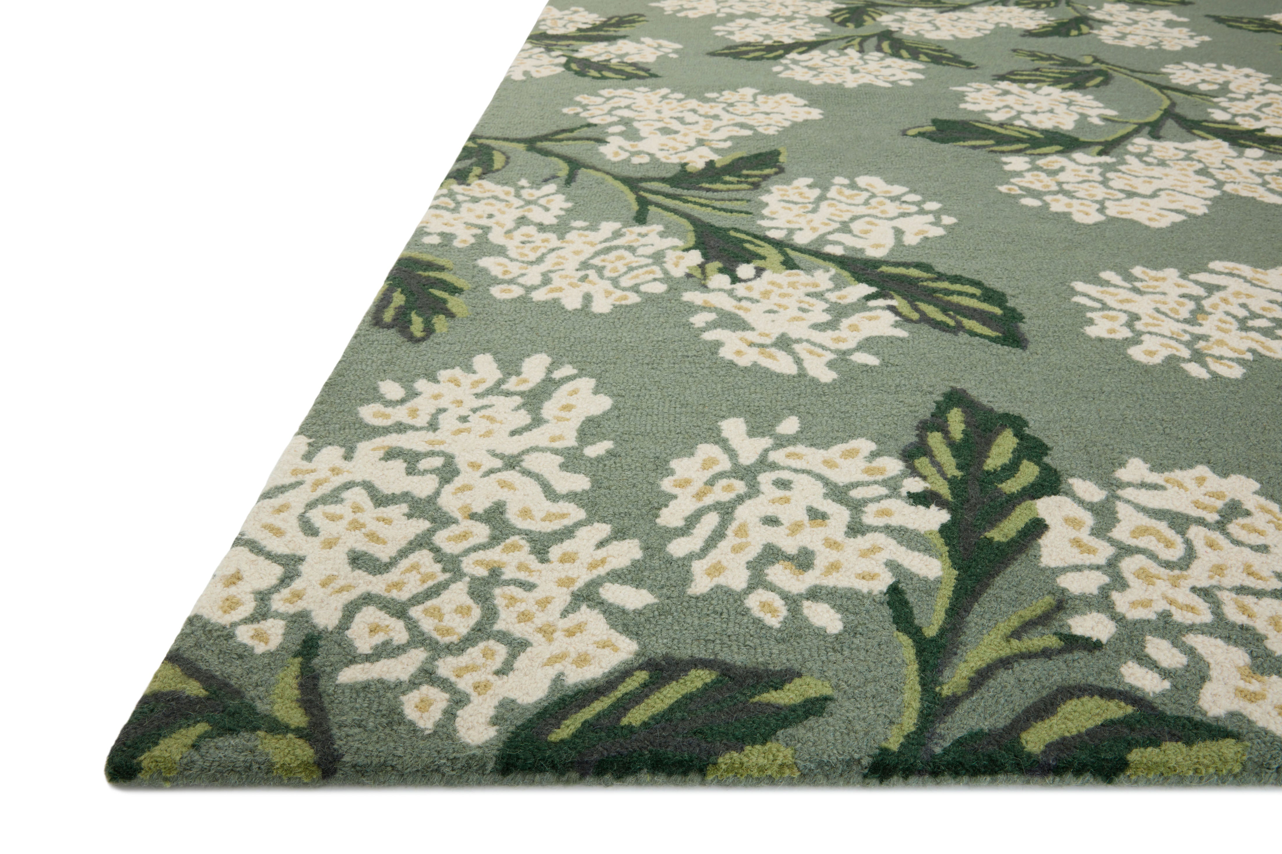 Rifle Paper Co. x Loloi Joie Sage Rug RUGS - wool Loloi