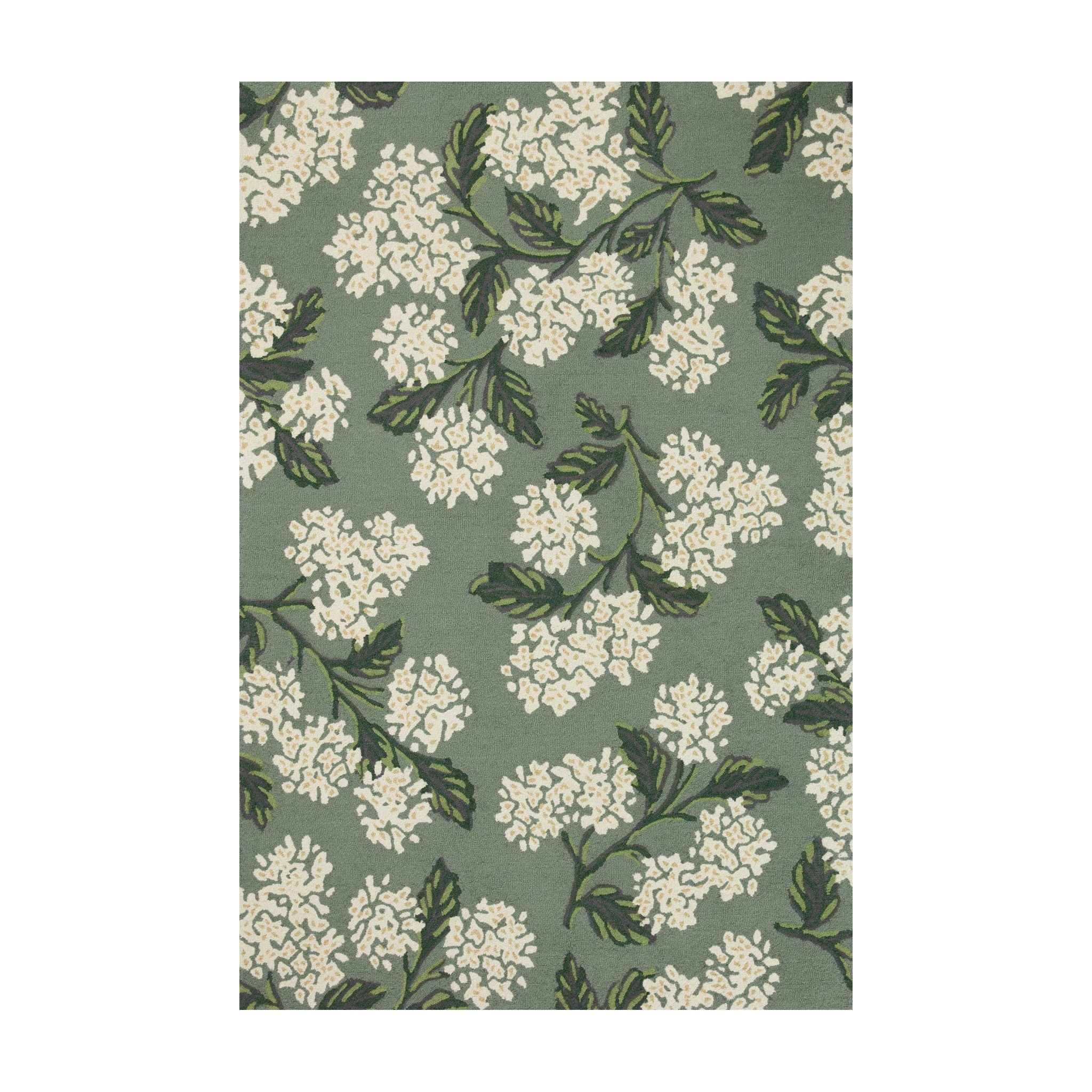 Rifle Paper Co. x Loloi Joie Sage Rug, 18" x 18"