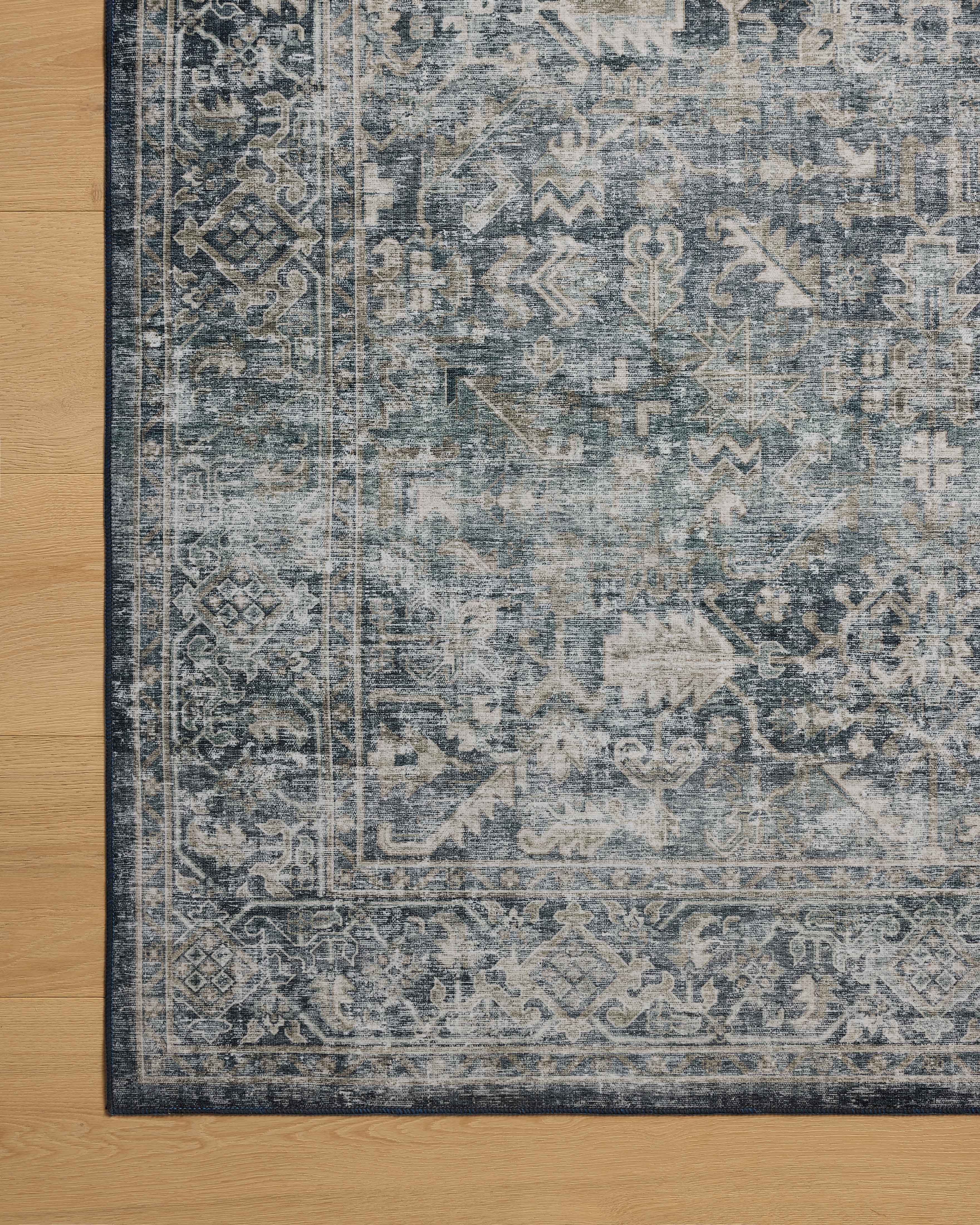 IN STORE - Loloi Josie Ocean / Natural Washable Rug IN STORE - Rugs Loloi