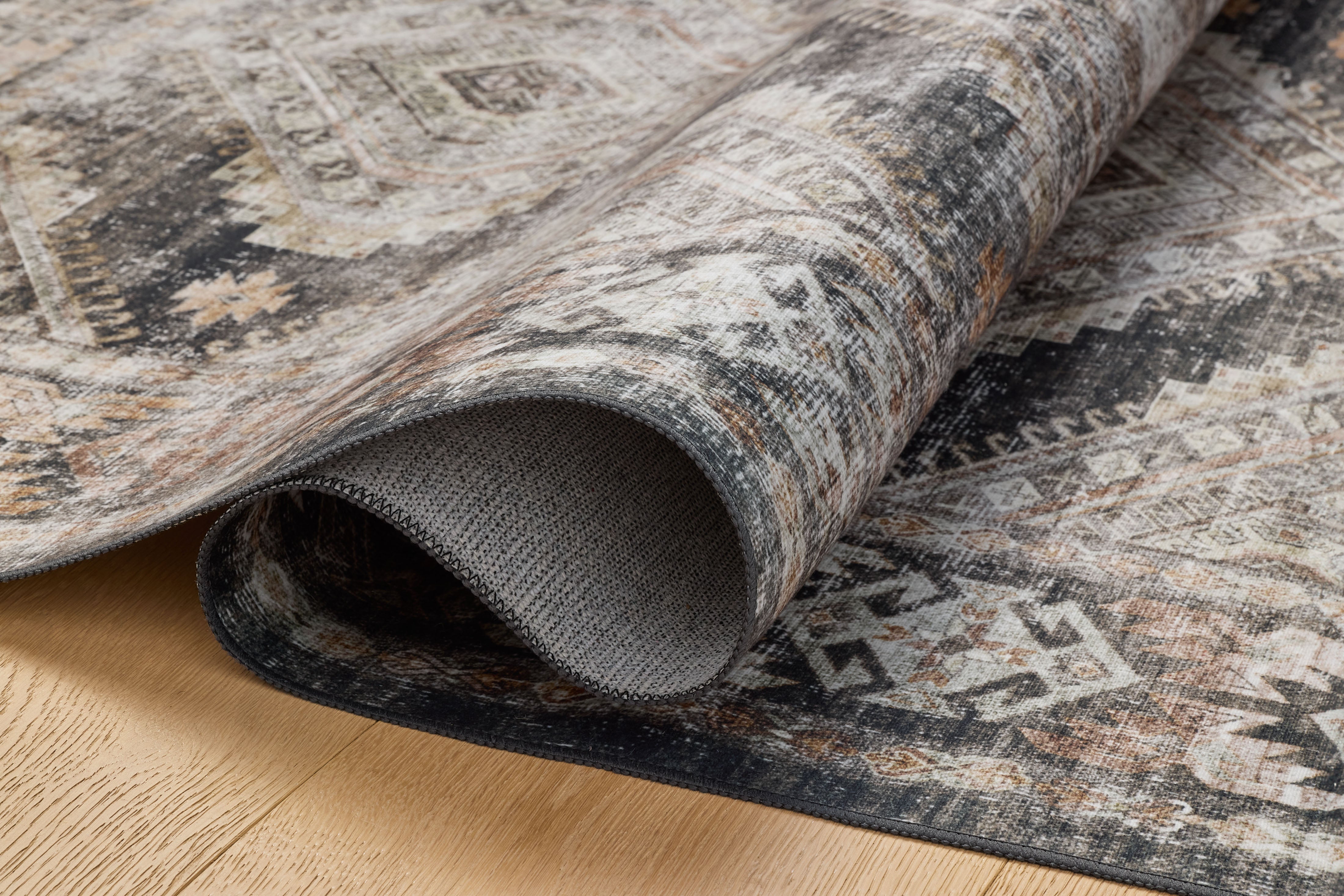 IN STORE - Loloi Josie Ink / Earth Washable Rug IN STORE - Rugs Loloi