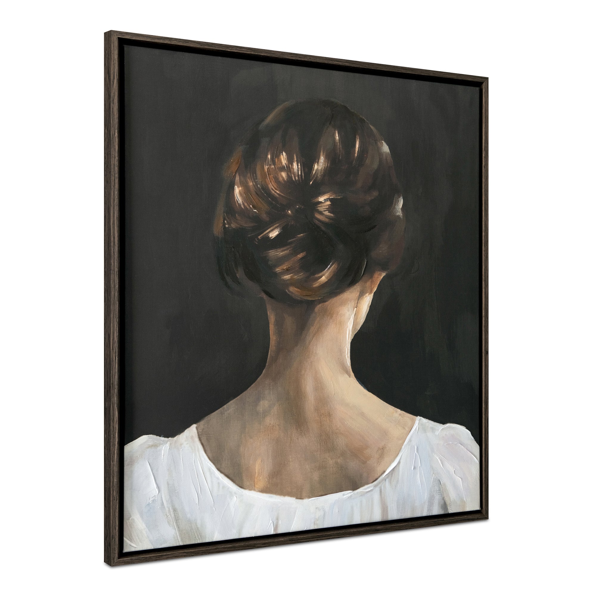 "Quiet Grace" Framed Canvas ARTWORK - painting Moe's Furniture