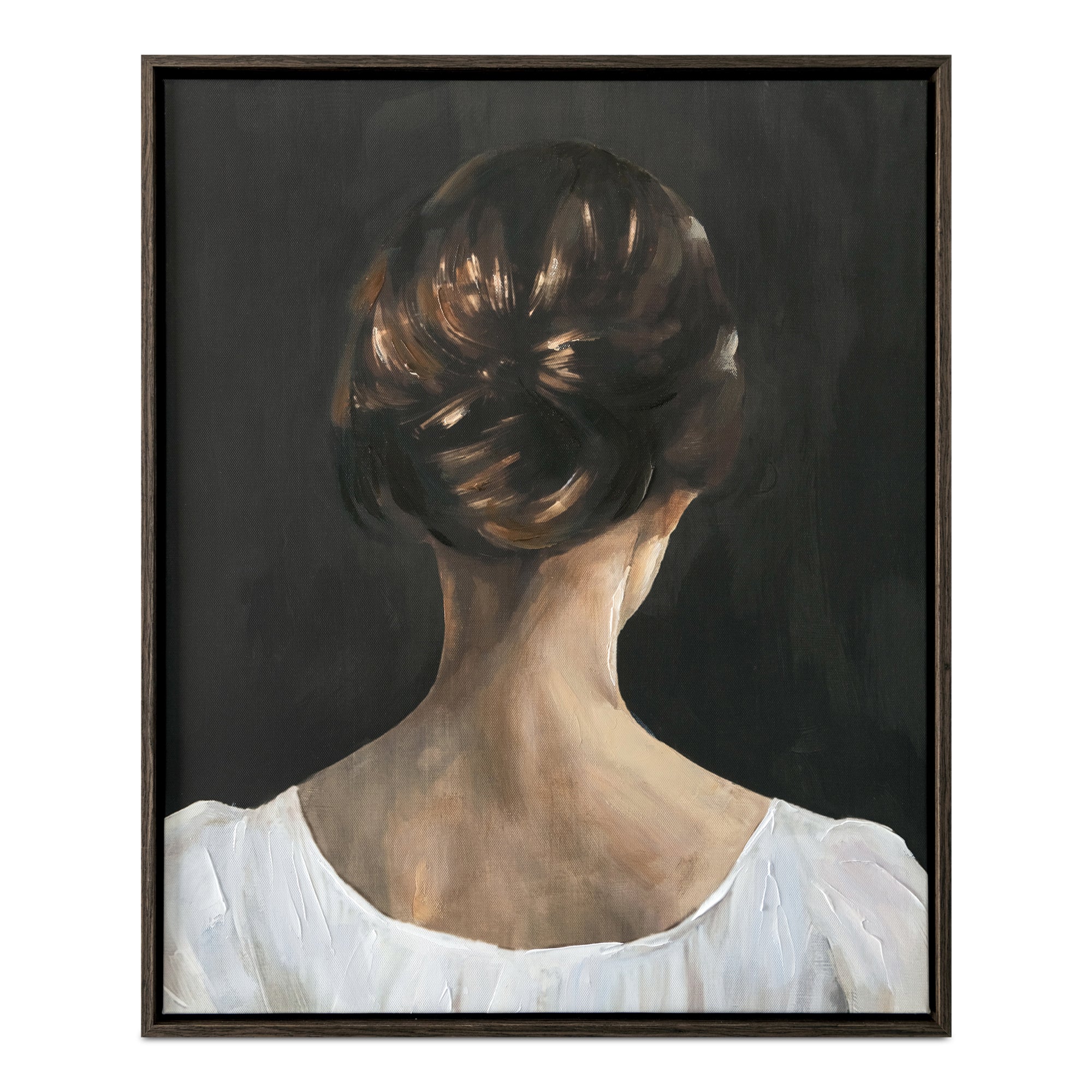 "Quiet Grace" Framed Canvas ARTWORK - painting Moe's Furniture