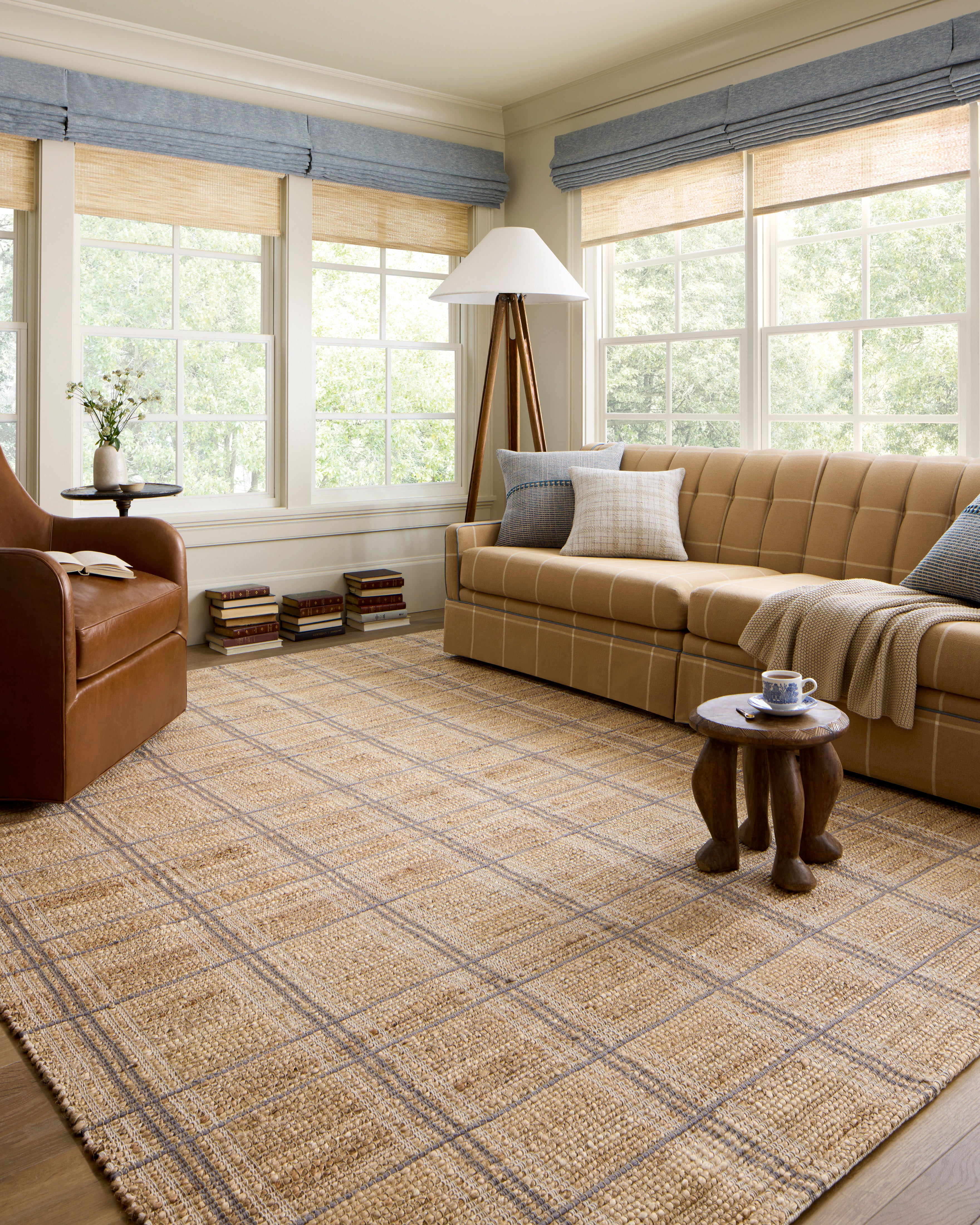 Chris Loves Julia x Loloi Judy Natural / Stone Rug 0-RUGS - jute Loloi