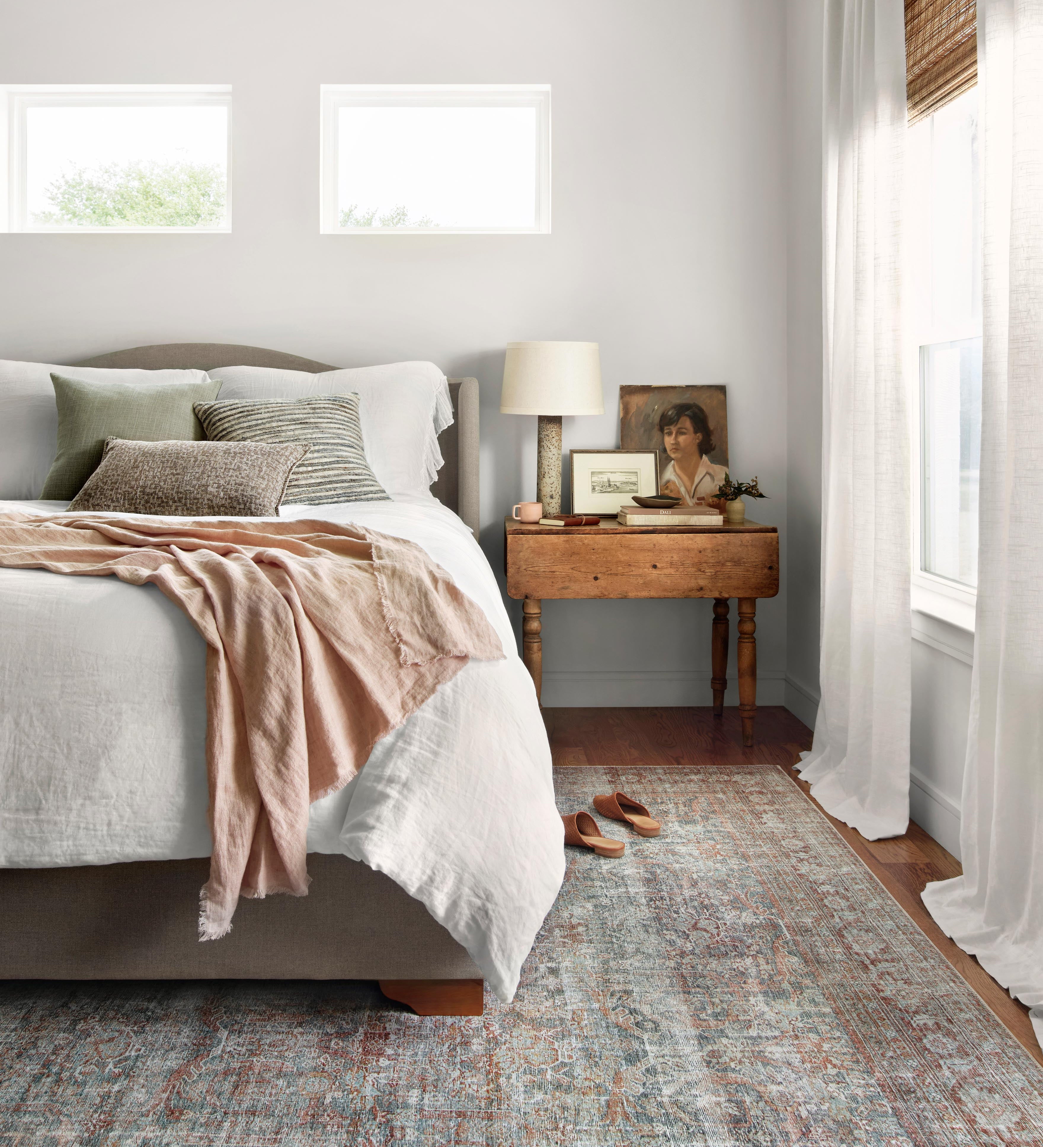 Chris Loves Julia x Loloi Jules Lagoon / Brick Rug 0-patterned Loloi