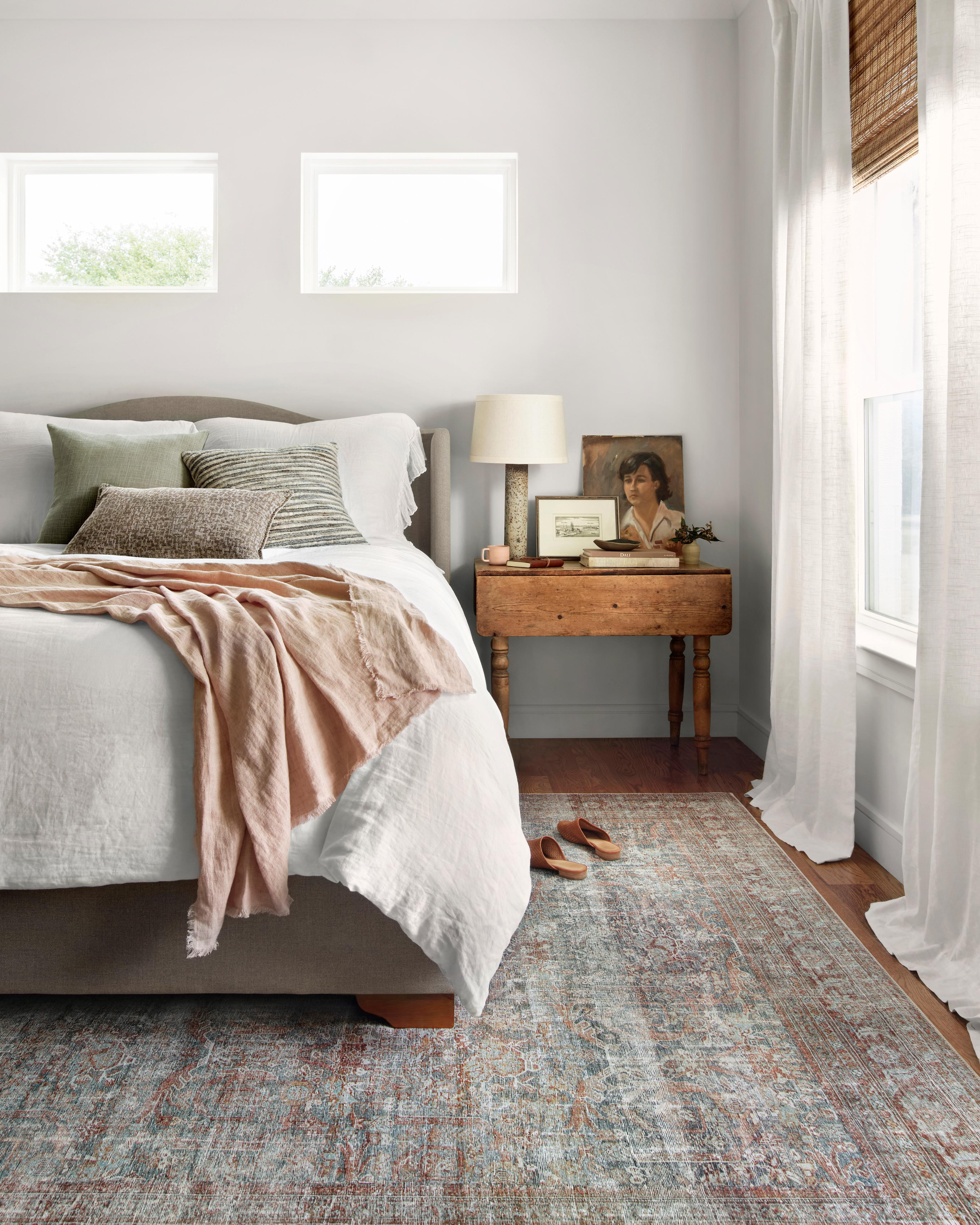 Chris Loves Julia x Loloi Jules Lagoon / Brick Rug 0-patterned Loloi