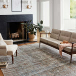 Chris Loves Julia x Loloi Jules Lagoon / Brick Rug 0-patterned Loloi