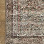 Chris Loves Julia x Loloi Jules Ink / Terracotta Rug 0-patterned rugs Loloi