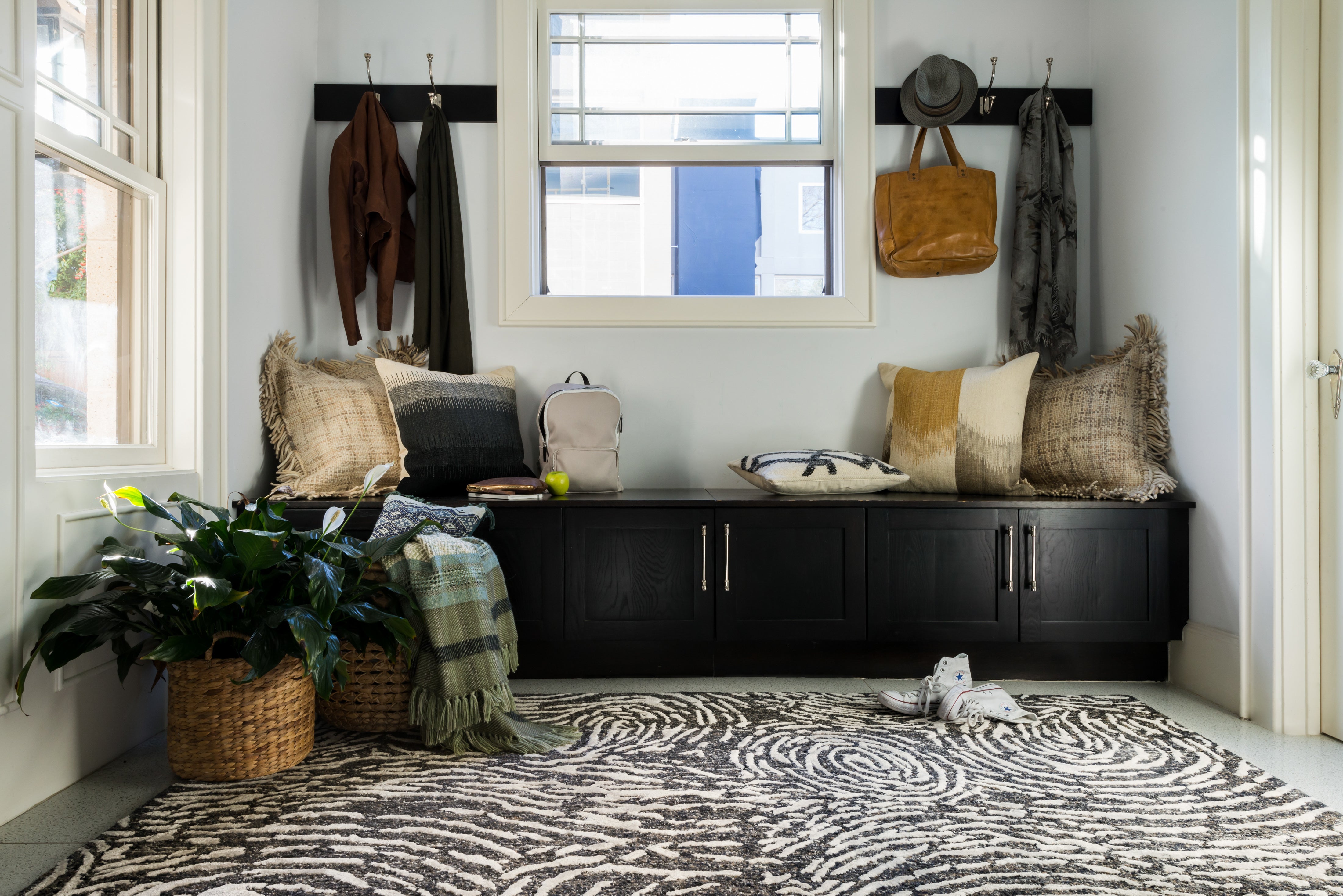 Loloi Juneau Charcoal / Silver Rug RUGS - wool Loloi