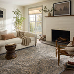 Magnolia Home by Joanna Gaines x Loloi Junie Blue / Natural Rug RUGS - vintage inspired Loloi