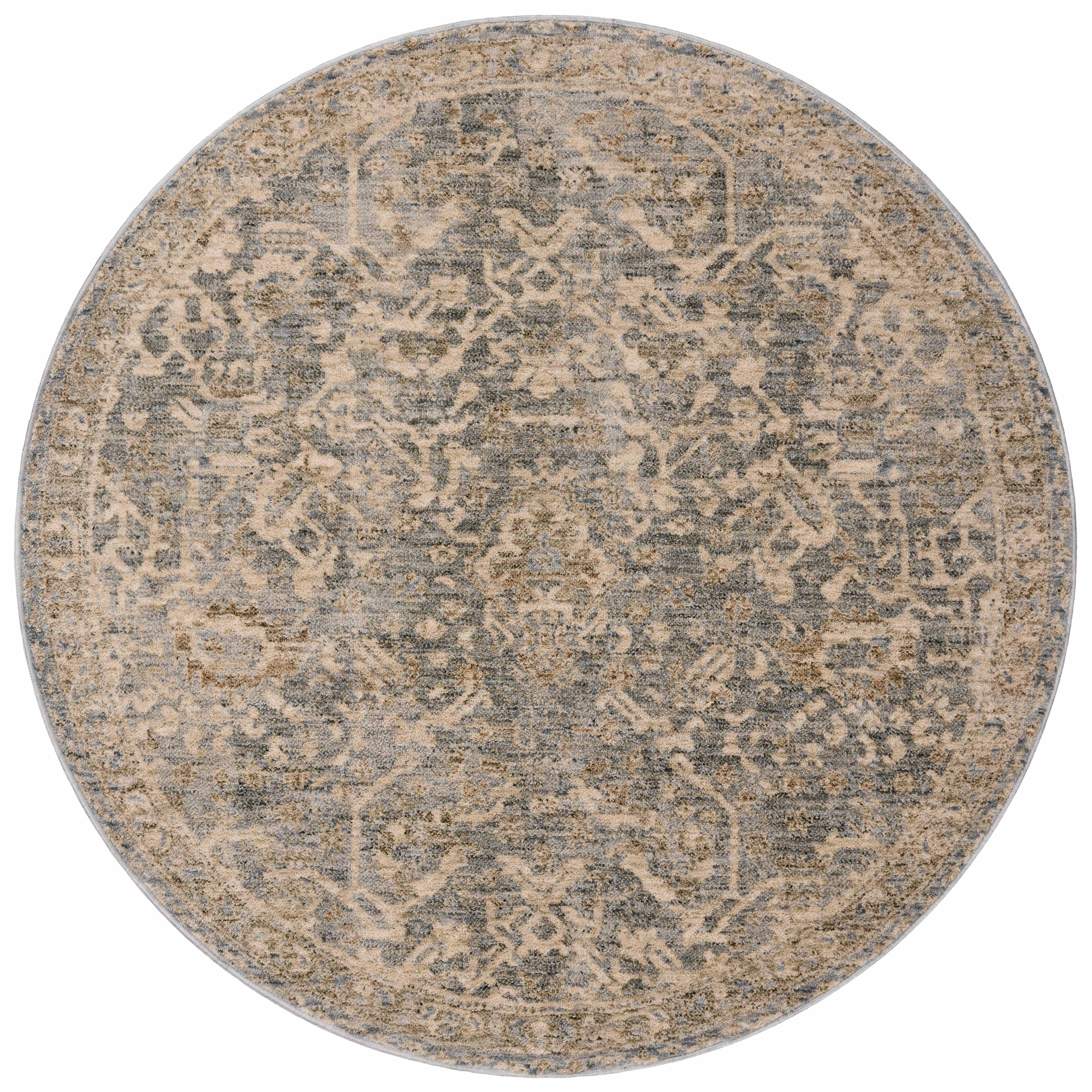 Magnolia Home by Joanna Gaines x Loloi Junie Blue / Natural Rug RUGS - vintage inspired Loloi