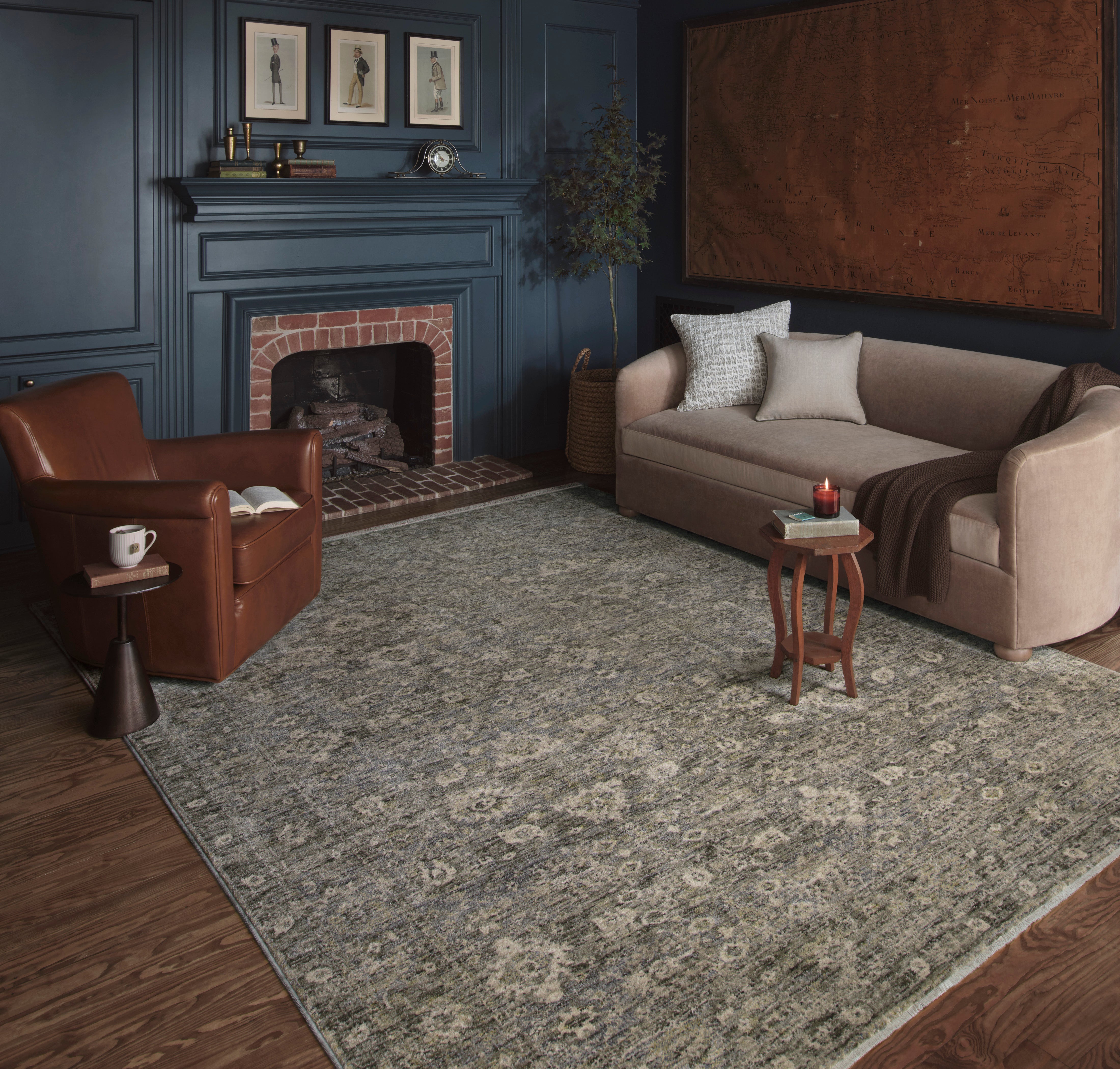Joanna Gaines x Loloi Junie Lagoon / Natural Rug RUGS - synthetic Loloi