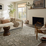Magnolia Home by Joanna Gaines x Loloi Junie Lagoon / Natural Rug RUGS - vintage inspired Loloi