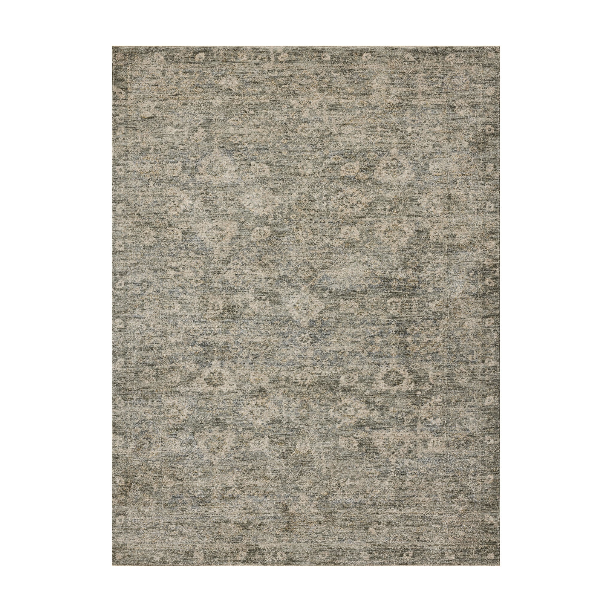 Joanna Gaines x Loloi Junie Lagoon / Natural Rug RUGS - synthetic Loloi 18" x 18"