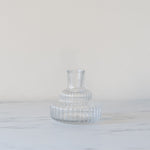 Layered Ribbed Glass Vase- Rug & Weave