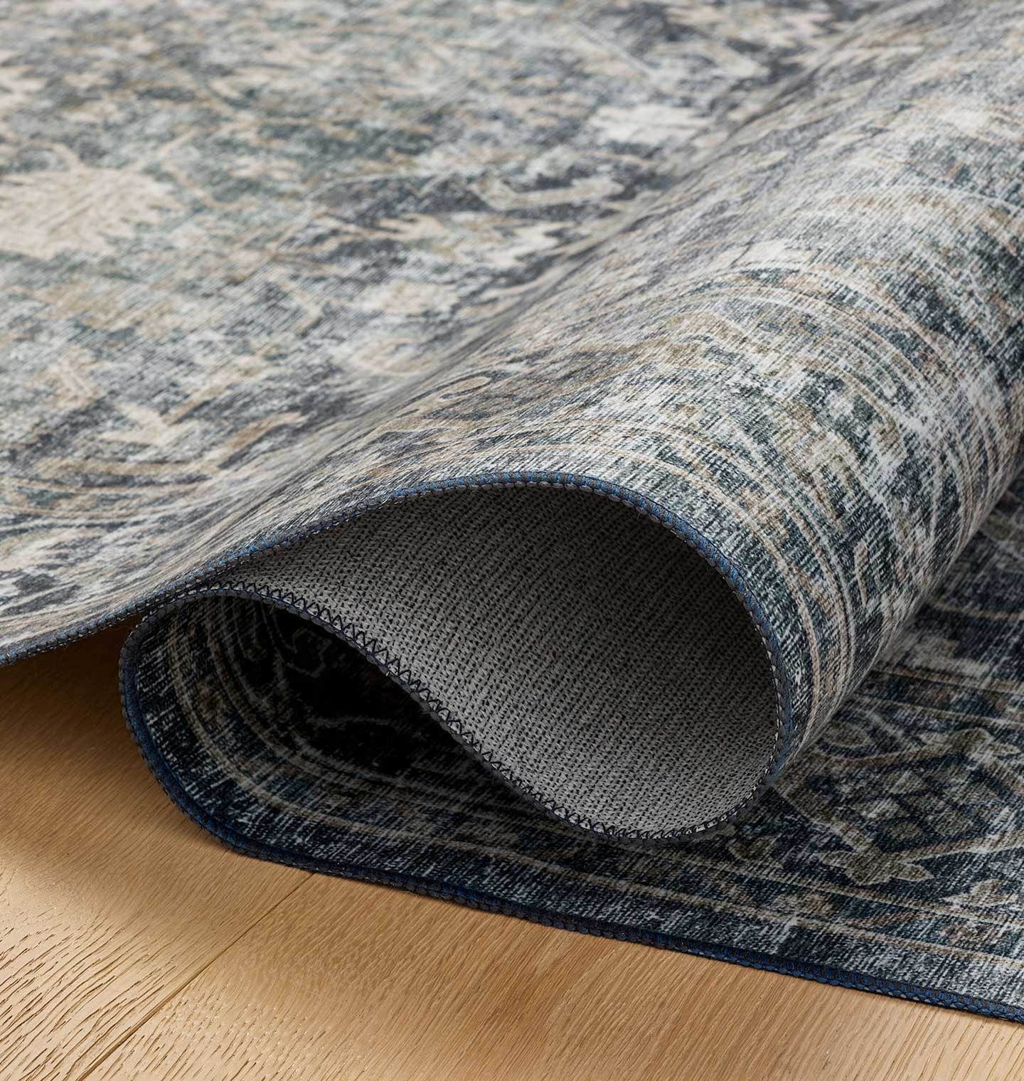 IN STORE - Loloi Josie Ocean / Natural Washable Rug IN STORE - Rugs Loloi
