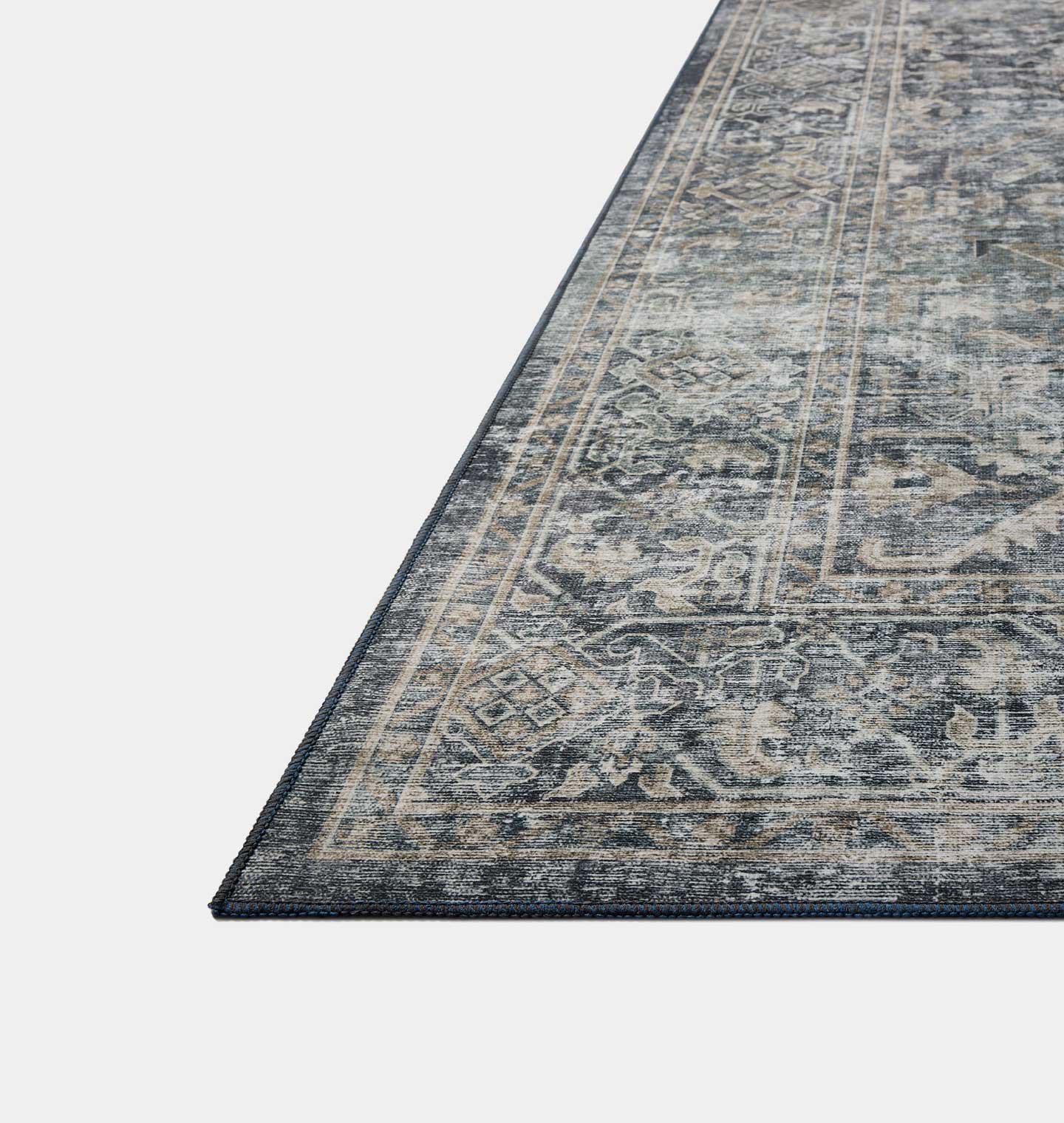 IN STORE - Loloi Josie Ocean / Natural Washable Rug IN STORE - Rugs Loloi