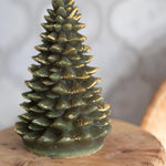 Tree Shaped Pillar Candle CHRISTMAS 2024 Creative Co-op (DYA)