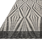 Loloi Kenzie Ivory / Charcoal Rug RUGS - wool Loloi