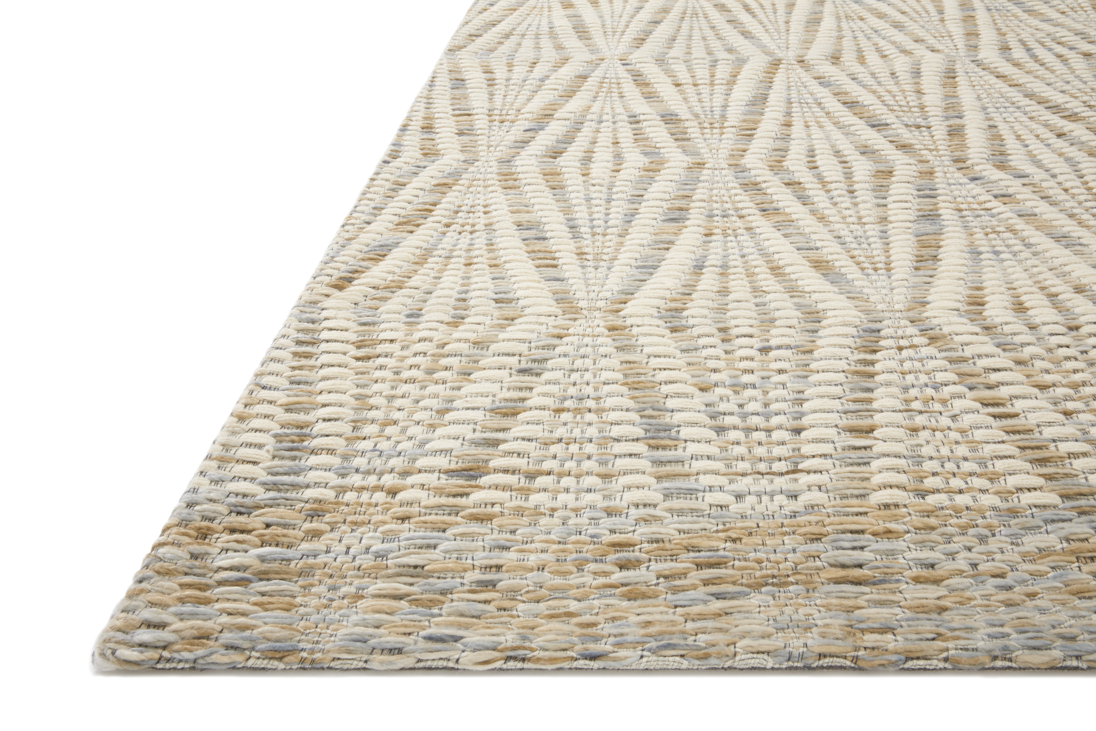 Loloi Kenzie Ivory / Sand Rug RUGS - wool Loloi