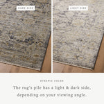 Jean Stoffer x Loloi Katherine Charcoal / Gold Rug 0-patterned rugs Loloi
