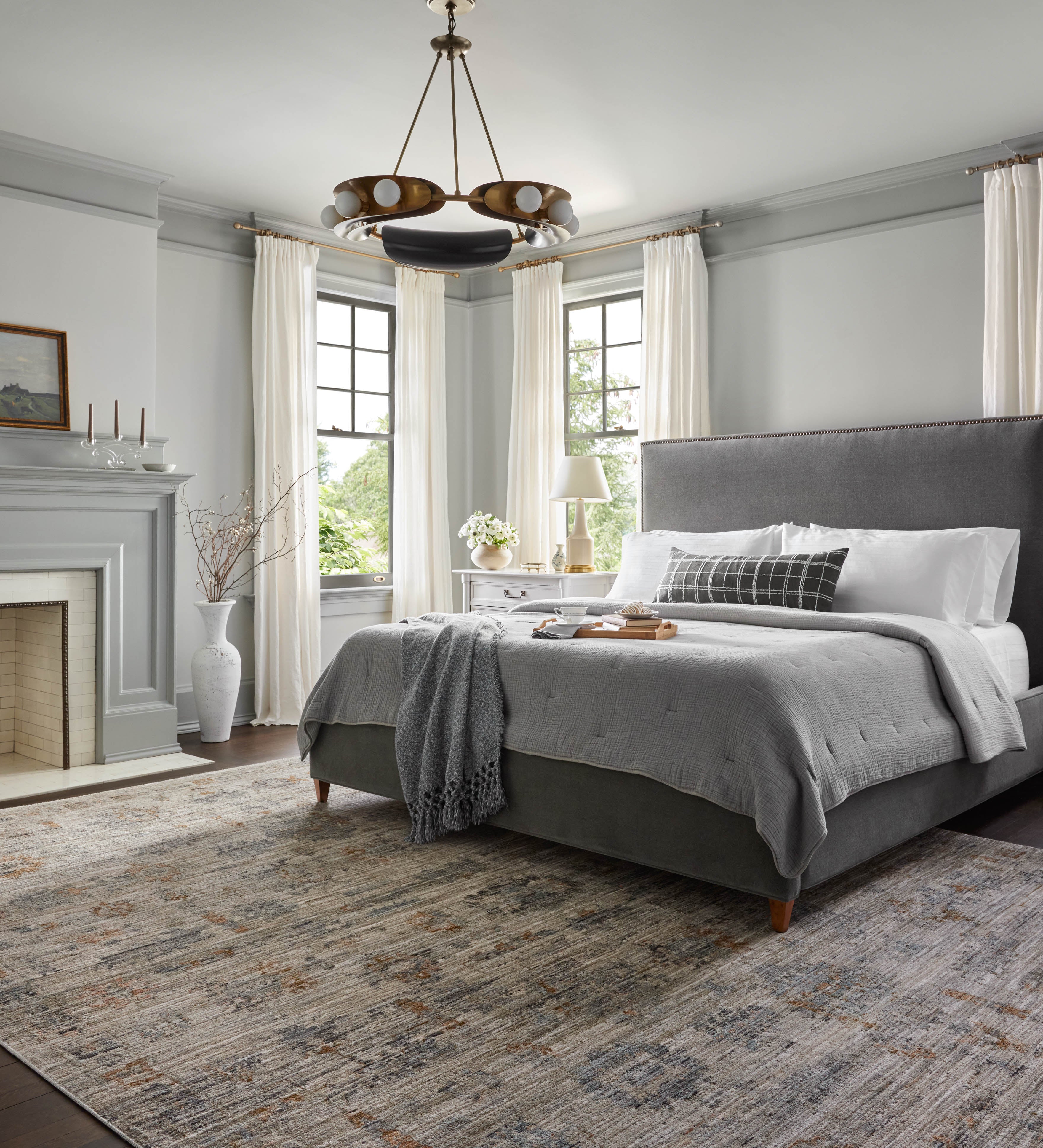 Jean Stoffer x Loloi Katherine Pebble / Ocean Rug 0-patterned rugs Loloi
