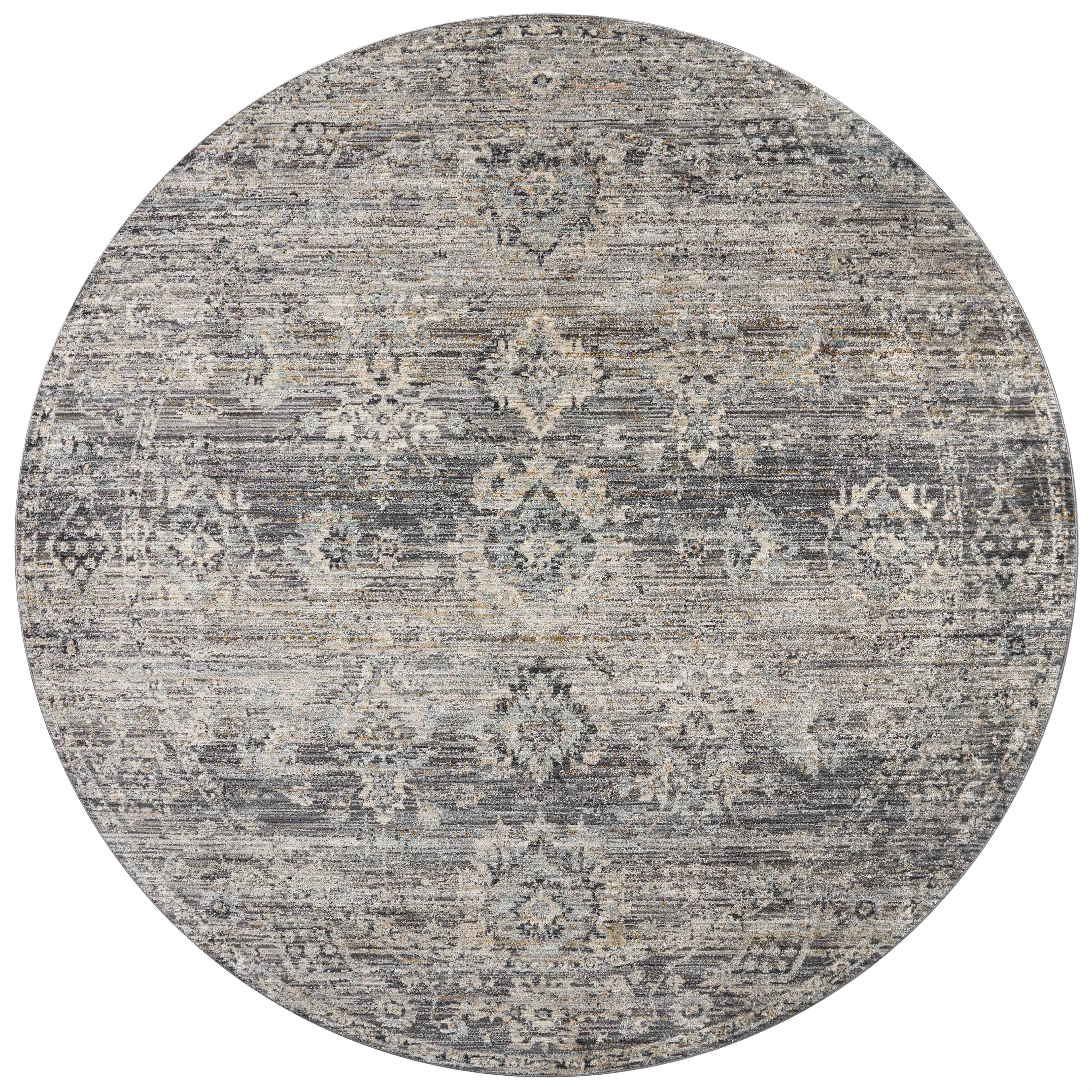 Jean Stoffer x Loloi Katherine Graphite / Jade Rug RUGS - synthetic Loloi