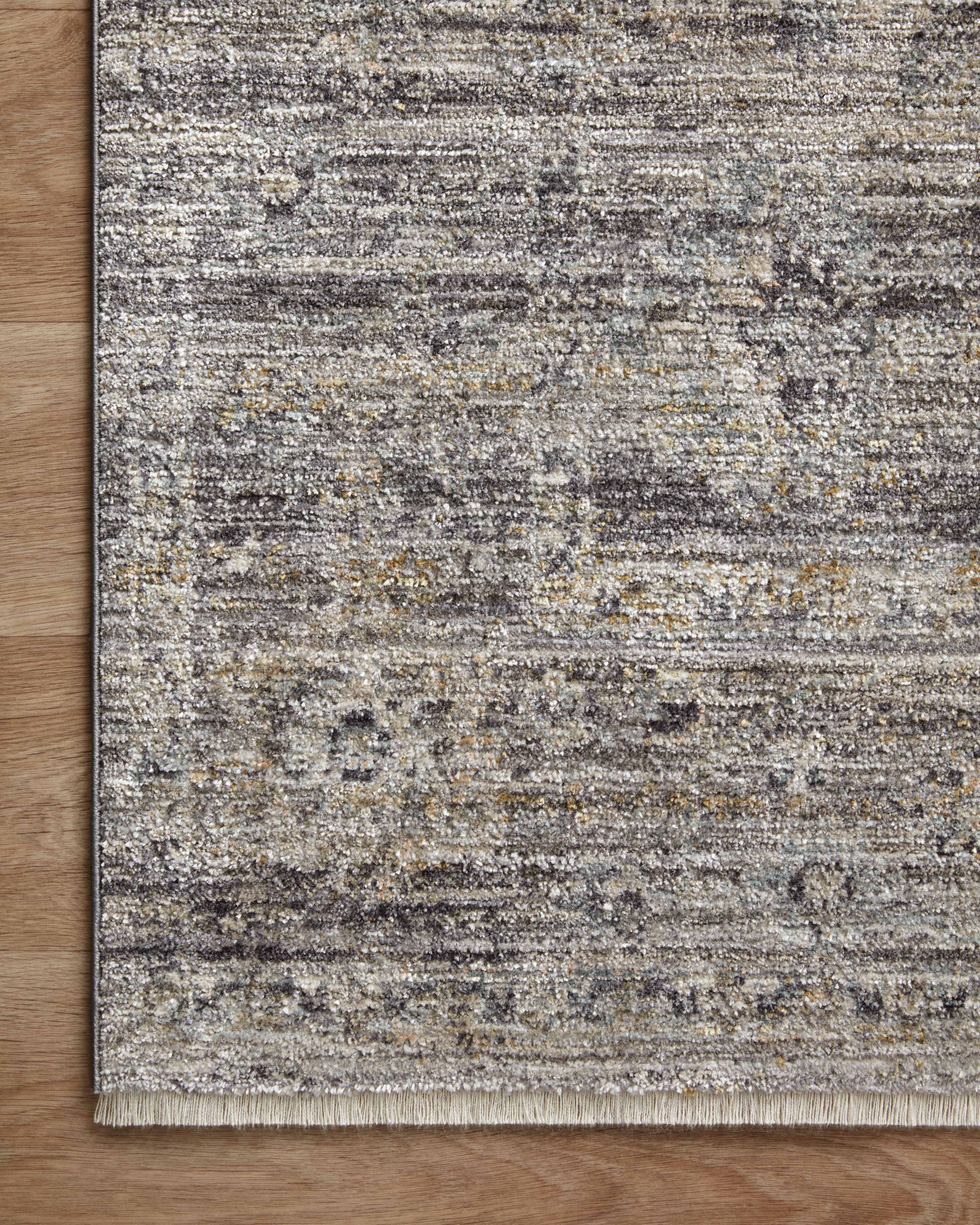 Jean Stoffer x Loloi Katherine Graphite / Jade Rug RUGS - synthetic Loloi