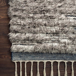 Loloi Khalid Pewter / Ink Rug RUGS - wool Loloi