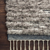 Loloi Khalid Pewter / Ink Rug RUGS - wool Loloi