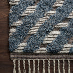 Loloi Khalid Blue / Pewter Rug RUGS - wool Loloi