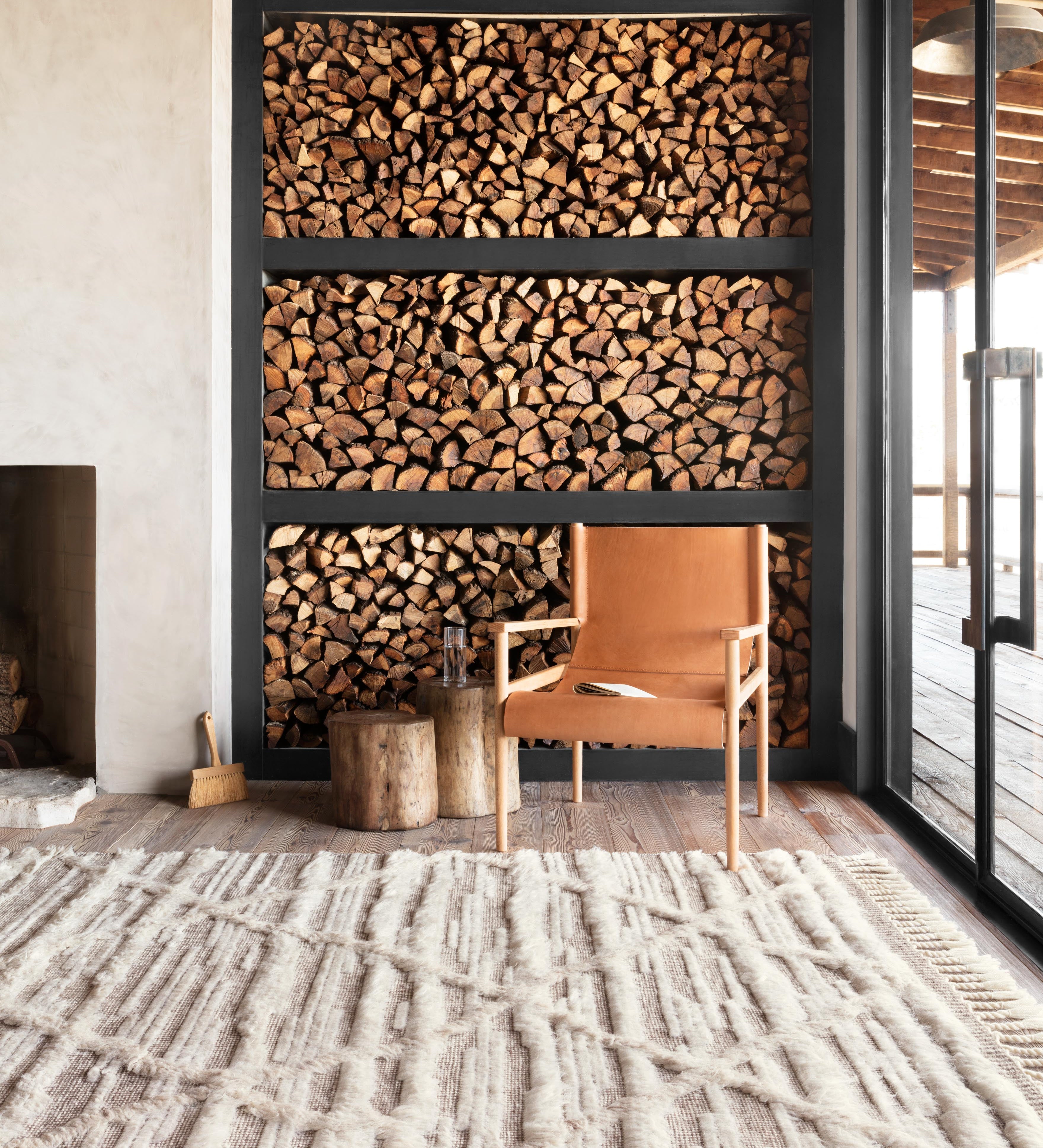 Loloi Khalid Ivory / Taupe Rug RUGS - wool Loloi