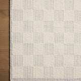 Brigette Romanek x Loloi Knox Ivory / Sky Rug 1- RUGS - wool Loloi
