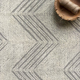 Loloi Kopa Grey / Ivory Rug RUGS - wool Loloi