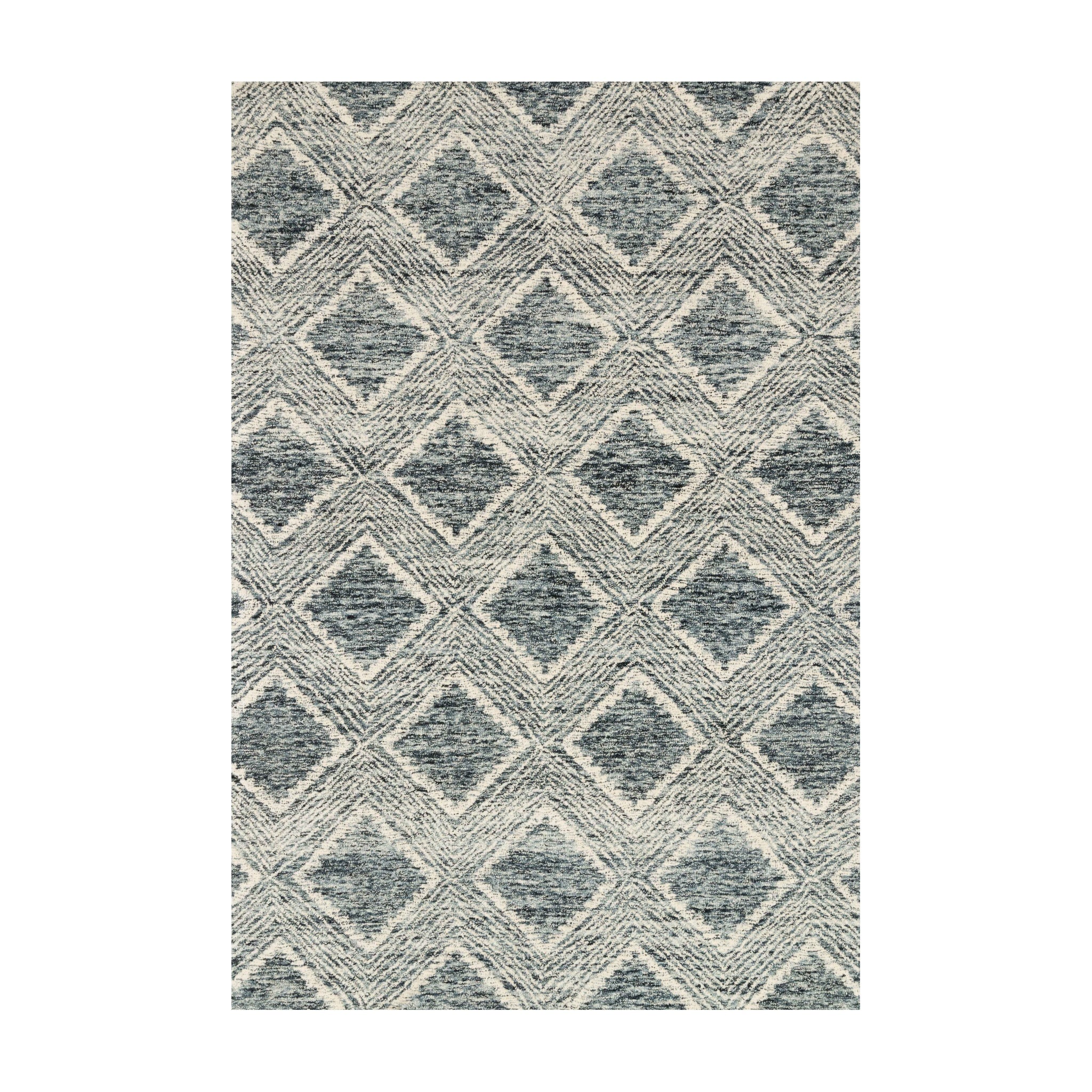 Loloi Kopa Ink / Ivory Rug RUGS - wool Loloi 18" x 18"