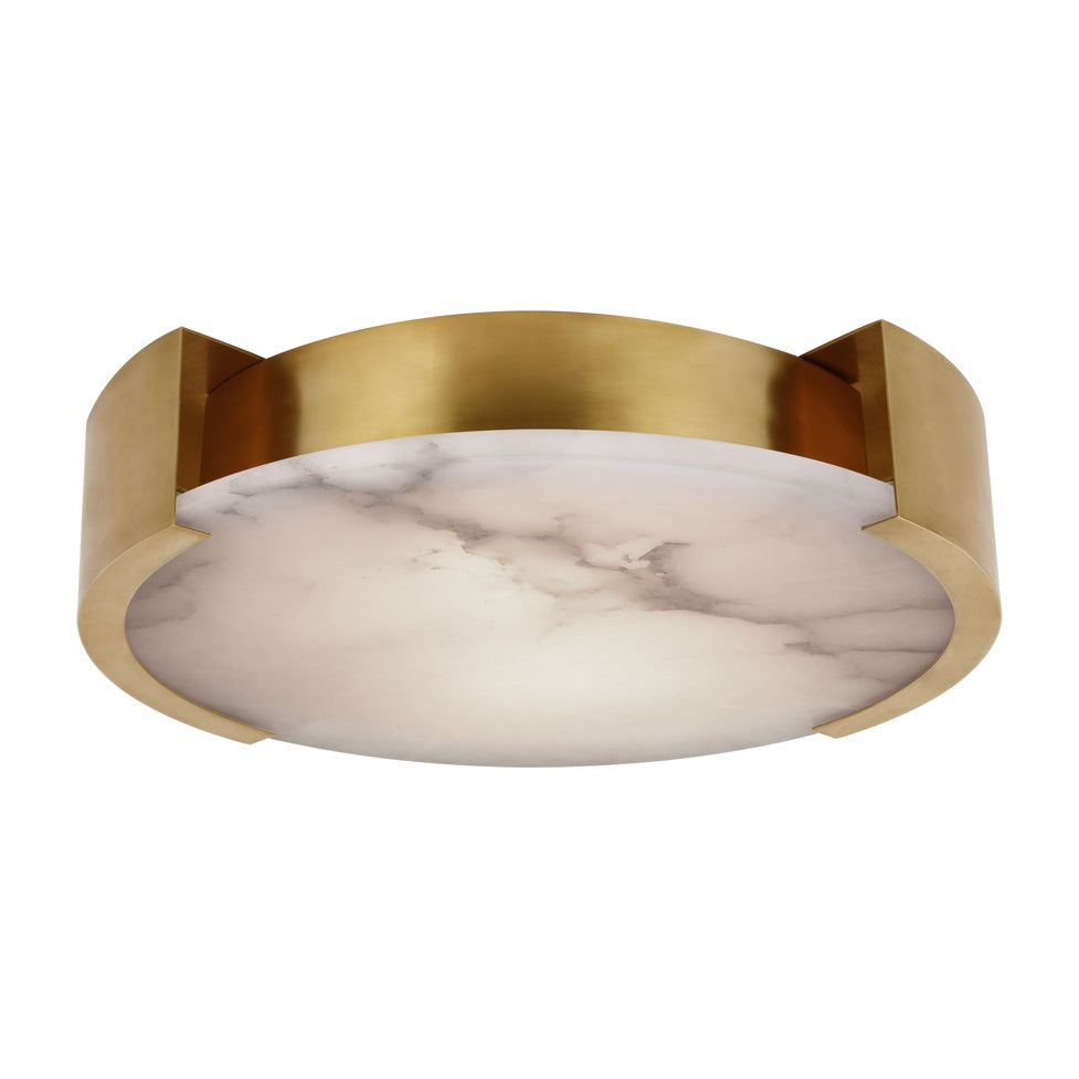 Melange X-Large Flush Mount LIGHTING - flush mount Visual Comfort Antique-Burnished Brass