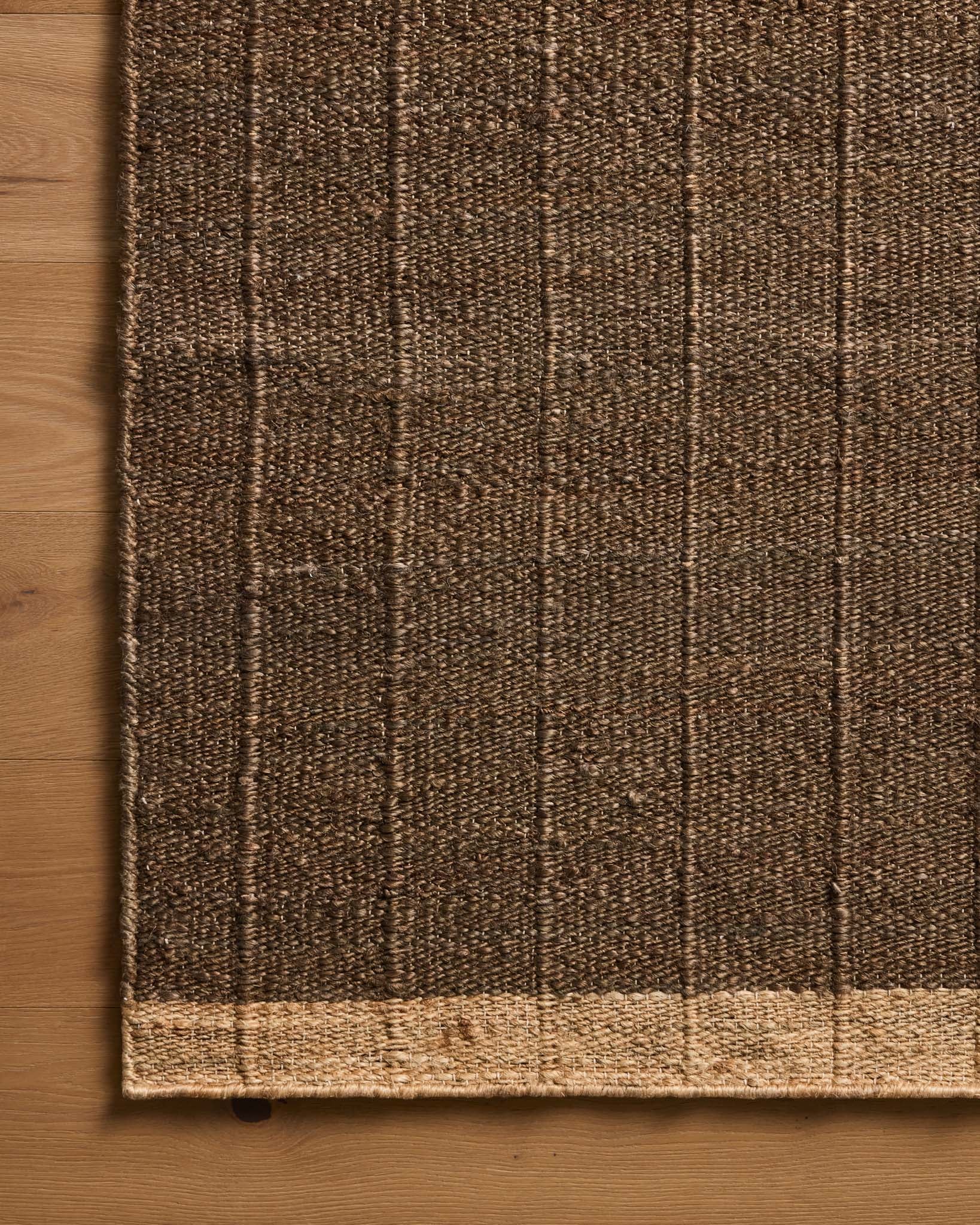 Magnolia Home x Loloi Laken Chocolate / Natural Rug - Rug & Weave