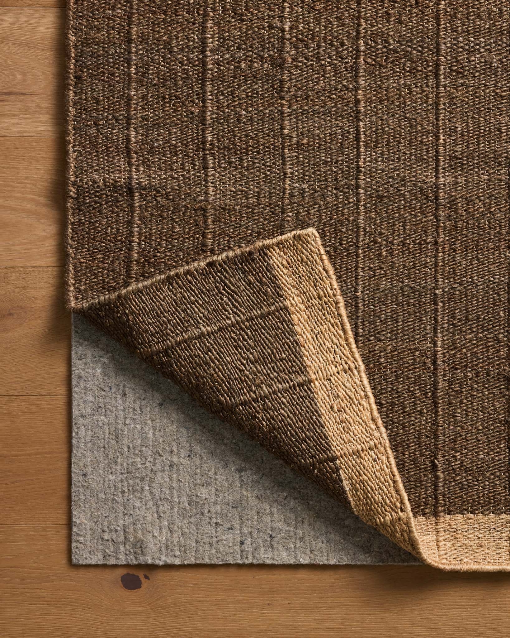 Magnolia Home x Loloi Laken Chocolate / Natural Rug - Rug & Weave