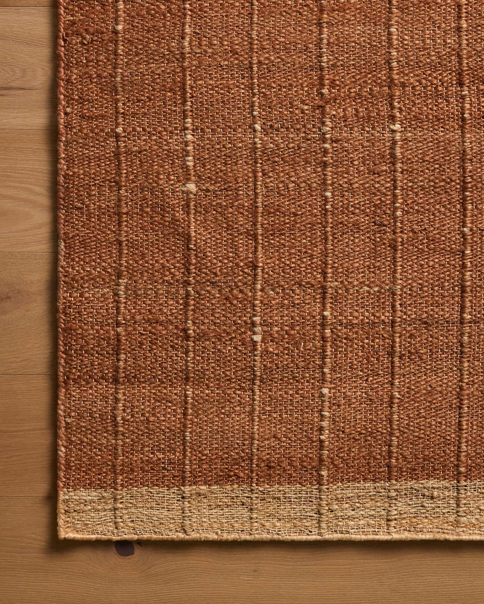 Magnolia Home x Loloi Laken Rust / Natural Rug - Rug & Weave