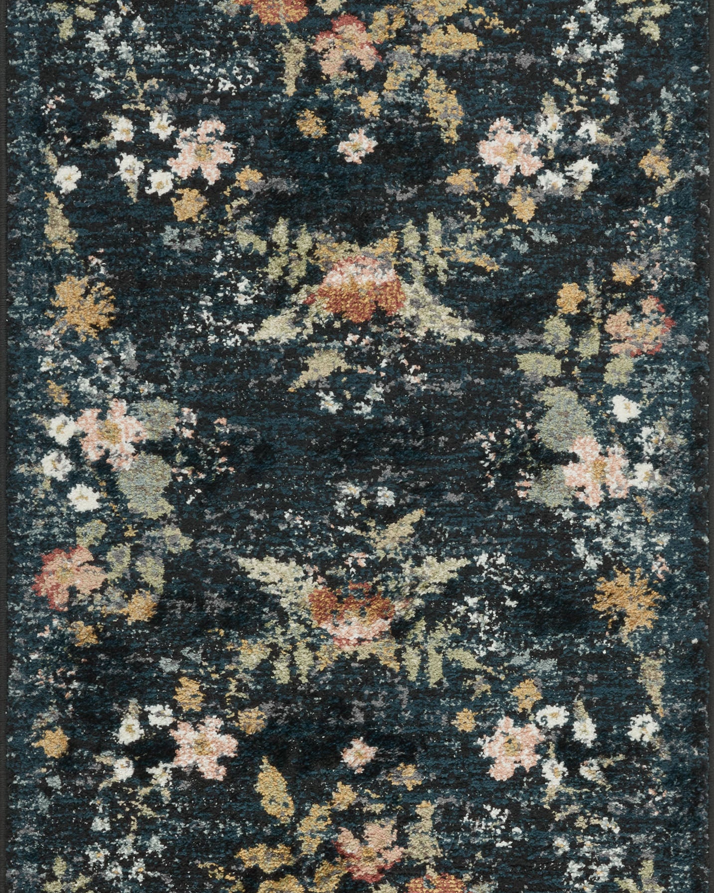 Rifle Paper Co. x Loloi Laurel Navy Rug No.2 RUGS - synthetic Loloi 2'8" x 4'