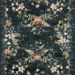 Rifle Paper Co. x Loloi Laurel Navy Sample Rug No.2 RUGS - synthetic Loloi 18" x 18"