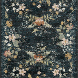 Rifle Paper Co. x Loloi Laurel Navy Sample Rug No.2 RUGS - synthetic Loloi 18" x 18"