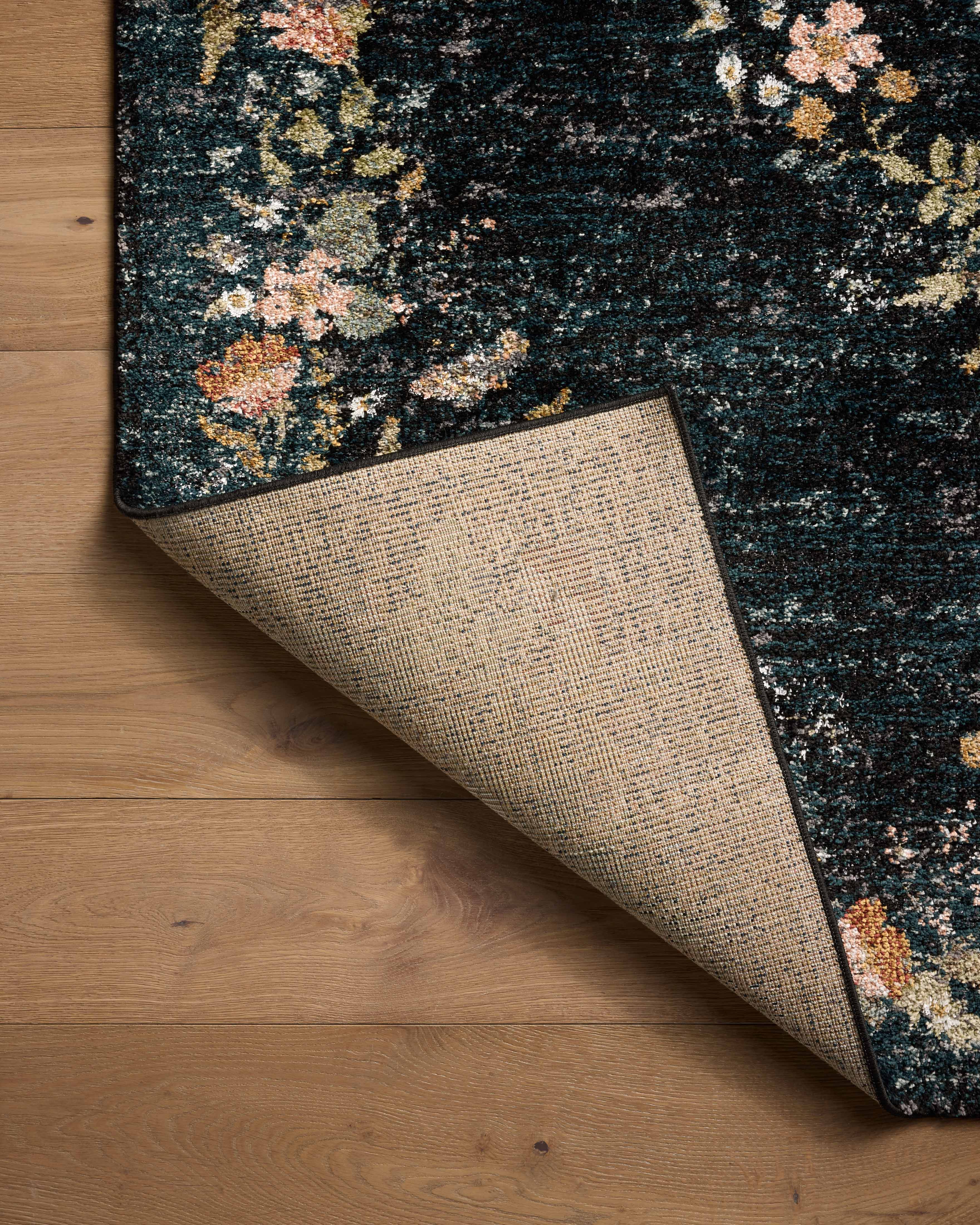 Rifle Paper Co. x Loloi Laurel Navy Rug No.2 RUGS - synthetic Loloi 2'8" x 4'