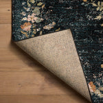 Rifle Paper Co. x Loloi Laurel Navy Sample Rug No.2 RUGS - synthetic Loloi 18" x 18"