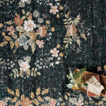 Rifle Paper Co. x Loloi Laurel Navy Sample Rug No.2 RUGS - synthetic Loloi 18" x 18"
