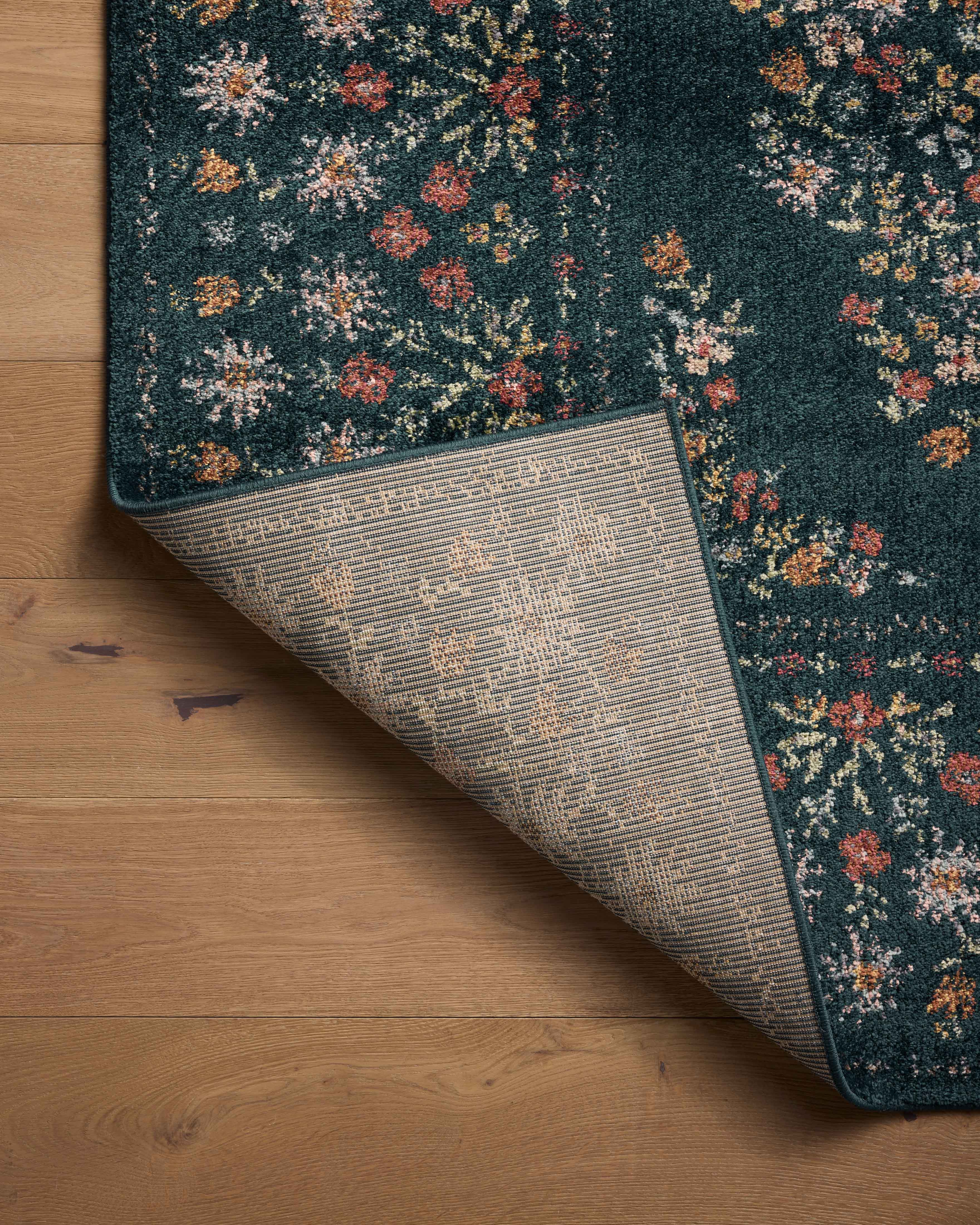 Rifle Paper Co. x Loloi Laurel Navy Sample Rug No.2 RUGS - synthetic Loloi