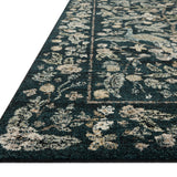 Rifle Paper Co. x Loloi Laurel Peacock Garden Navy Rug 0-RUGS-patterned Loloi