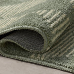Chris Loves Julia x Loloi Lawrence Mist / Ivory Bath Mat - Rug & Weave