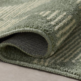 Chris Loves Julia x Loloi Lawrence Mist / Ivory Bath Mat - Rug & Weave