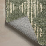Chris Loves Julia x Loloi Lawrence Mist / Ivory Bath Mat - Rug & Weave