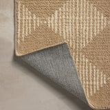 Chris Loves Julia x Loloi Lawrence Sand / Ivory Bath Mat - Rug & Weave